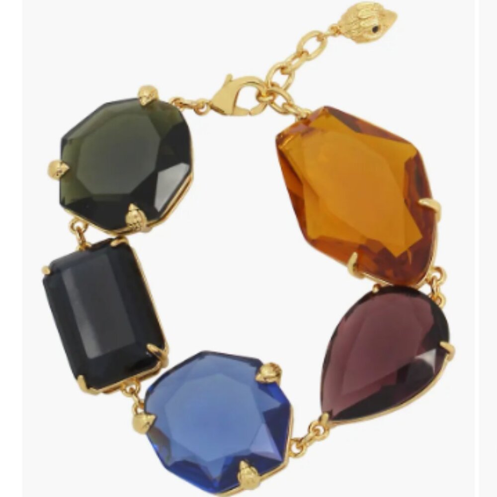 2 Piece KURT GEIGER LONDON Crystal Stone Necklace & Bracelet - Picture 5 of 13